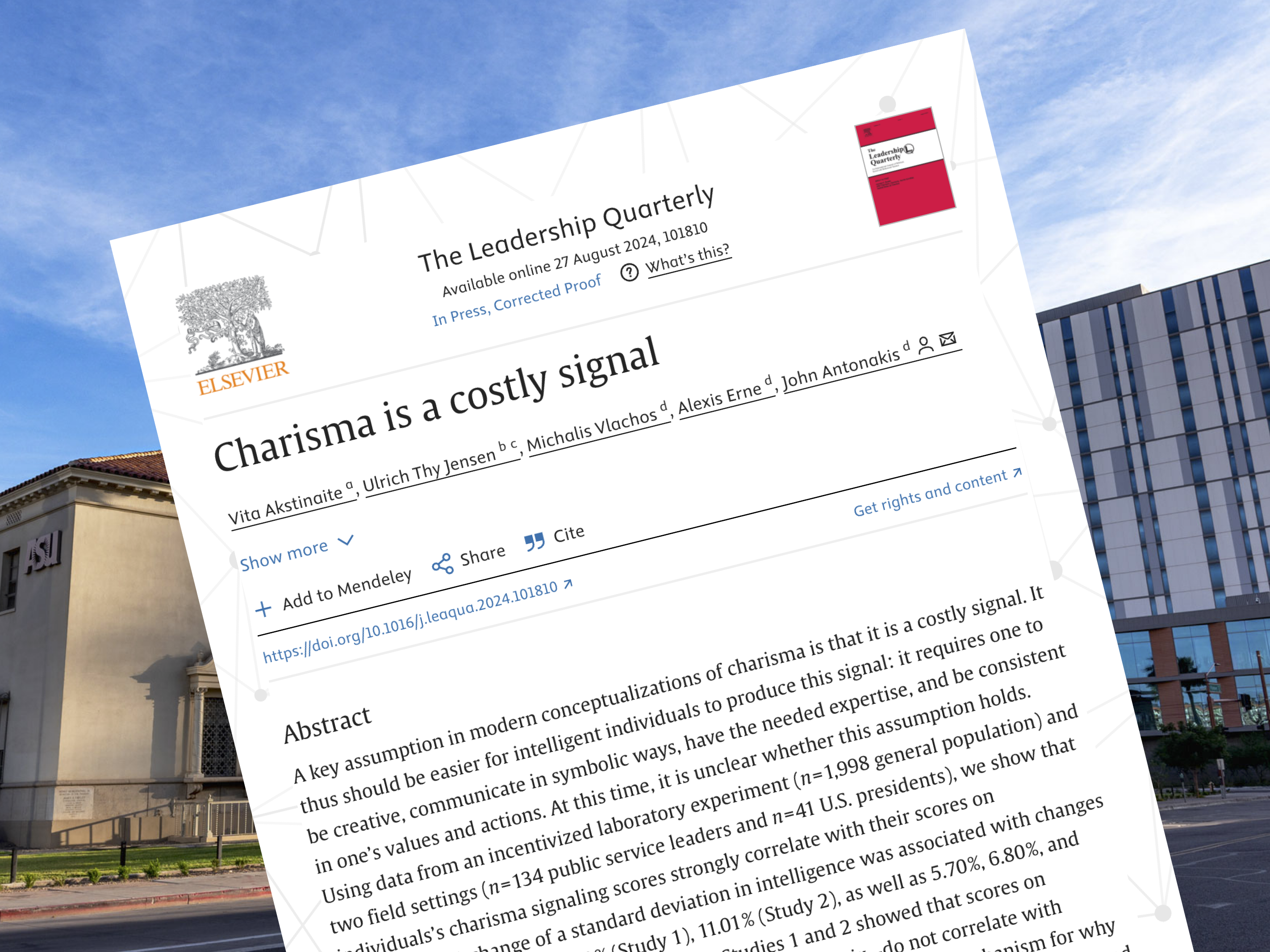 Screenshot of the publication title