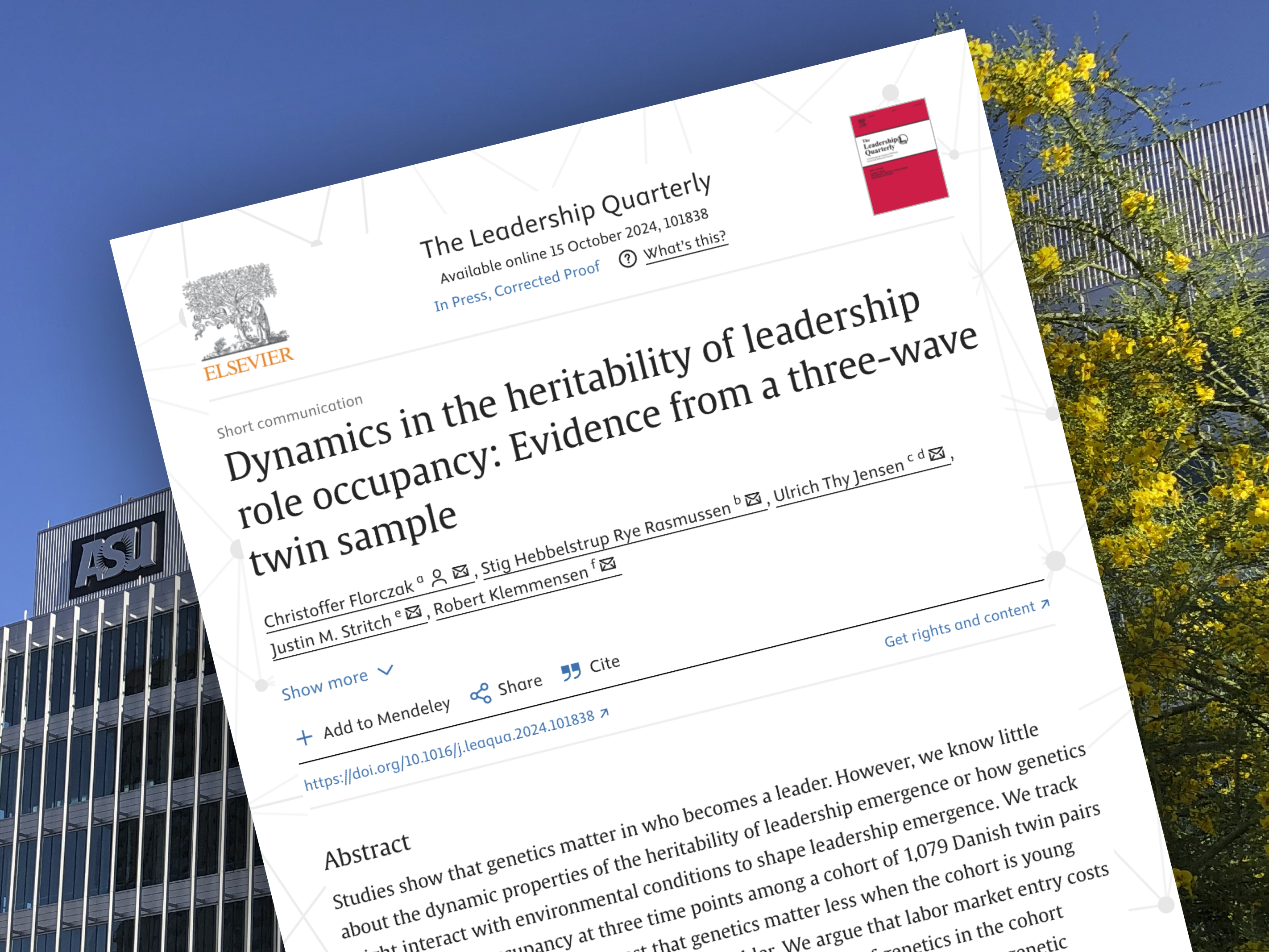 Screenshot of the publication title